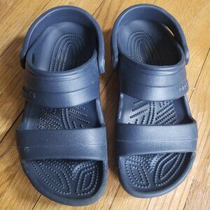 Navy Crocs Sandals Women's Size 7